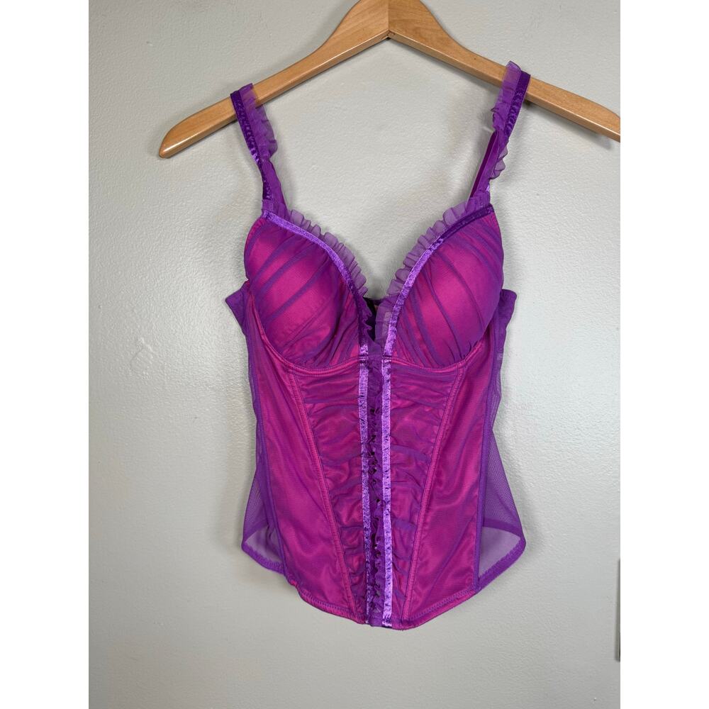 NWT Y2K Victoria’s Secret Sexy Little Things Purple Corset Bustier size 36C
